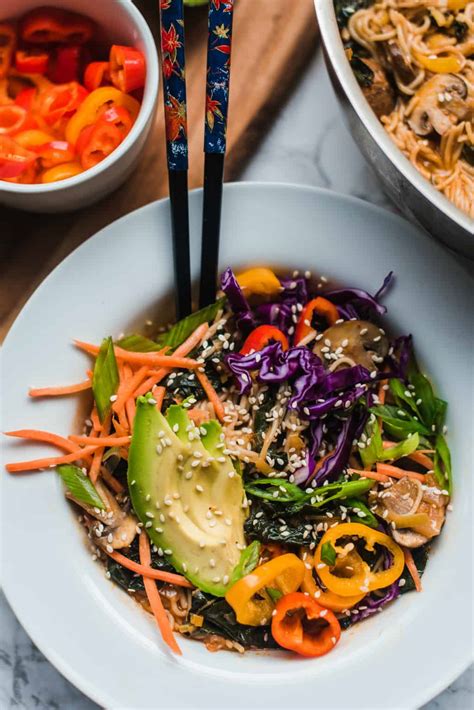 · this easy chicken ramen can be made at home in about 30 minutes! Vegetarian Ramen Noodle Bowl - Reluctant Entertainer