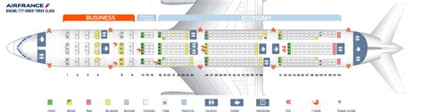Seat Map Boeing 777 300 Air France Best Seats In Plane