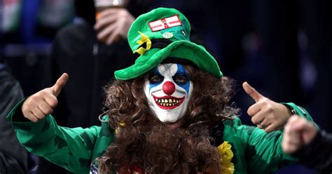 The Creepiest Clown Ever Turned Up At The Germany V Northern Ireland