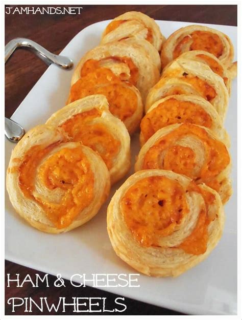 ham and cheese puff pastry pinwheels jam hands