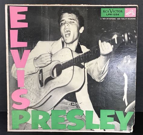 Elvis Presley Self Titled Rca Victor Lpm 1254 Lp First Pressing Long
