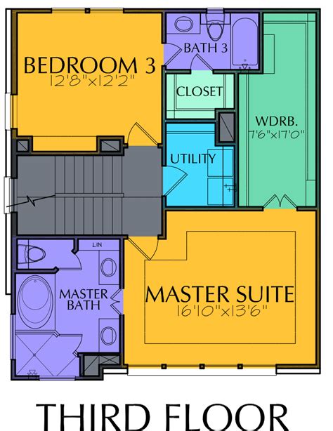 Four Story Home Plan Preston Wood And Associates