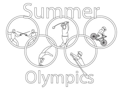 Olympic Coloring Pages Home Design Ideas