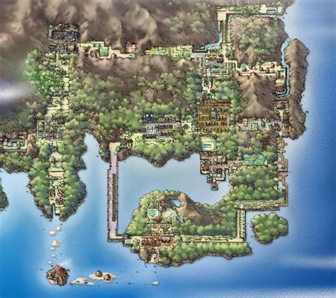 Pokemon Kanto Map Wallpaper