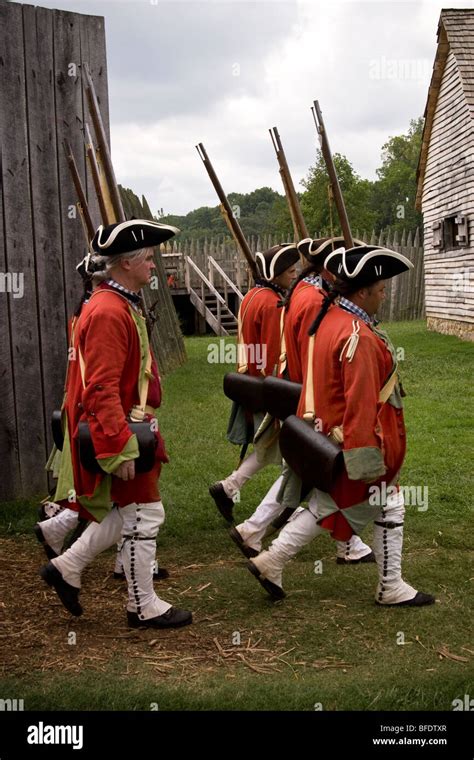 Fort Loudon French And Indian War Reenactment Stock Photo Alamy