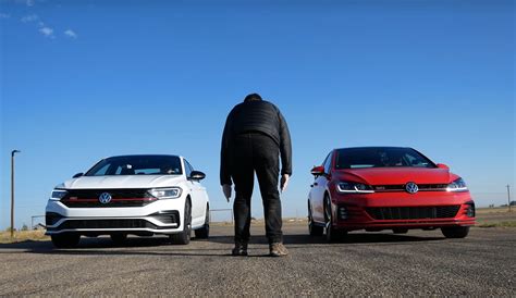 2019 VW Jetta GLI Drag Races Golf GTI: Same Engine ...
