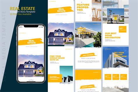 Real Estate - Instagram Story Template Graphic by Unicode Studio