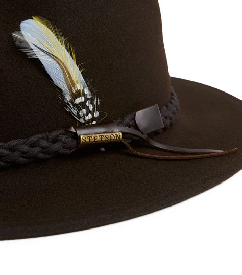 Stetson Brown Newark Traveller Hat Harrods Uk