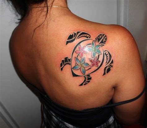 Turtle With Birth Stone Colors Tattoo Turtle Tattoo Designs Tribal