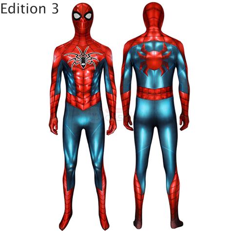 Spiderman Costumes Spider Man Ps4 Cosplay Suit Champion Cosplay