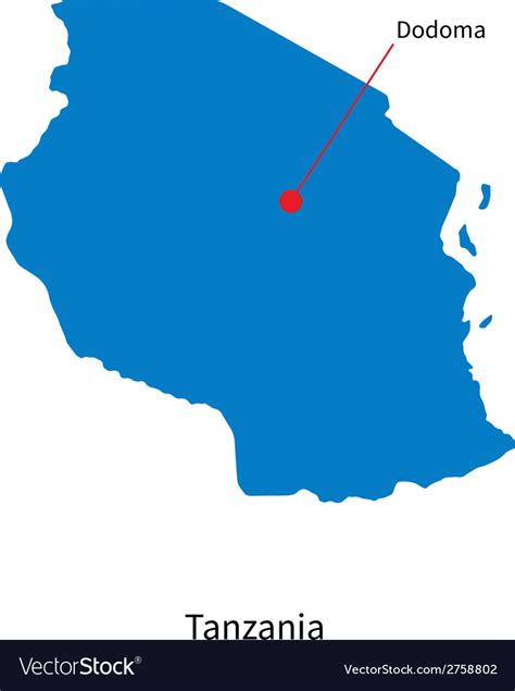 Tanzania Capital Map