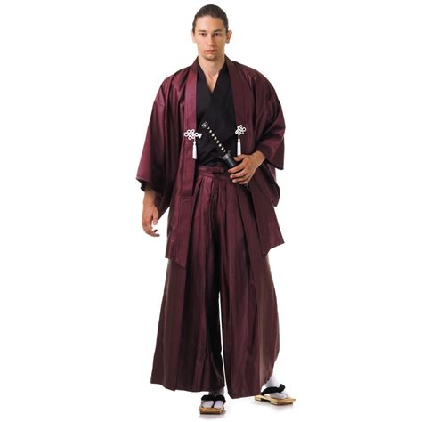 Traditional Japanese Samurai Yukata Kimono Set Etsy Uk