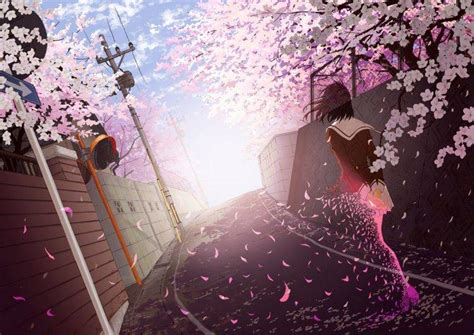 27 Wallpaper Anime Cherry Blossom Background Anime Top Wallpaper