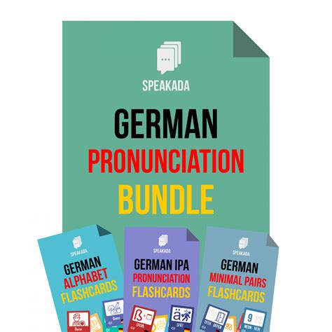 how to pronounce german words speakada