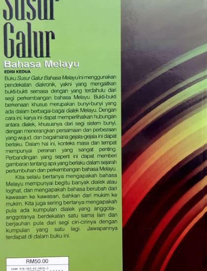 Susur Galur Bahasa Melayu Edisi Kedua Kafilah Buku