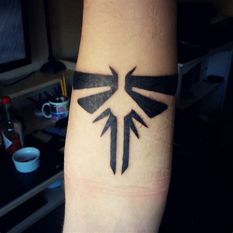 #firefly #firefly tattoo #bug tattoo #geometric tattoo #dotwork tattoo #insect tattoo #forearm i'm so excited! Tattoo Ideas Forever: My first tattoo! A Firefly from the Last of Us. (It's on my forearm if you ...