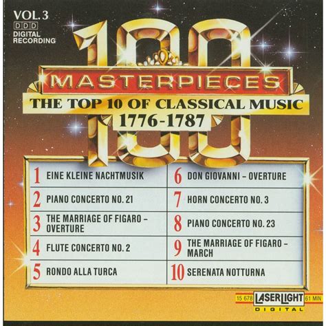 The Top 100 Masterpieces Of Classical Music 1685 1928 Cd3of10 Collections