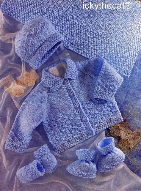 The collection of downloadable (free) patterns on this site will grow over time, but bear in mind that it if you download one or more of these patterns, you might find a mistake or two. PDF Digital Download Vintage Knitting Pattern Baby Babies ...