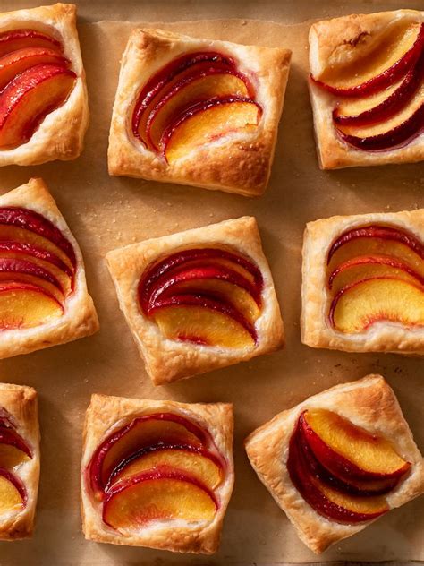 Sweet And Simple Peach Puff Pastry Tarts Tossed With Wild Honey And A Hint Of Vanilla This Easy