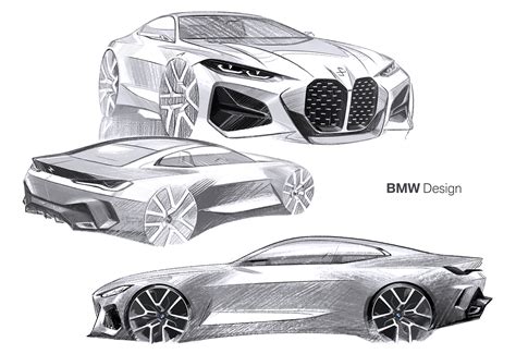 Bmw Concept 4 0919 Design Sketches Behance Behance