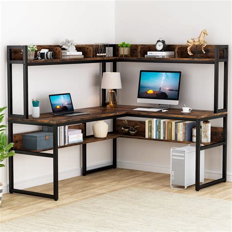 Tribesigns L Shaped Computer Desk With Hutch And New Zealand Ubuy