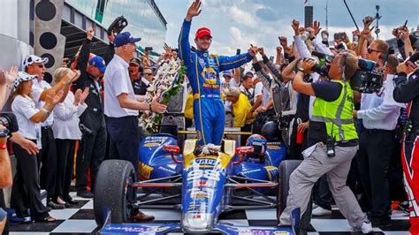 To The Last Drop Rossi Wins Indy 500 On Fumes Indy 500 Indy Cars Rossi