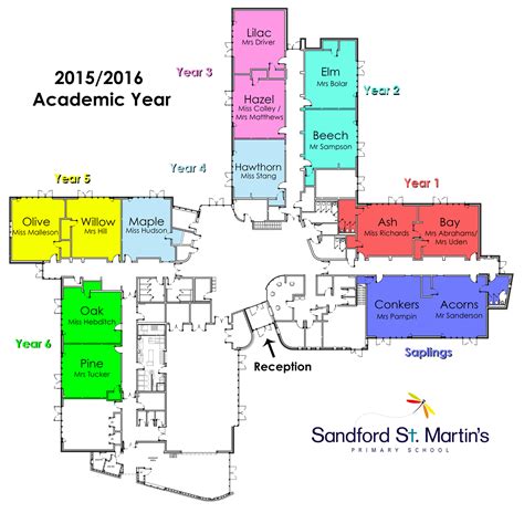 School Map At Sandford St Martins Primary School Follow Us