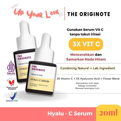 up your look the originote vitamin c serum pencerah wajah brightening vit c lazada indonesia