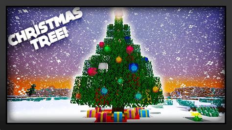 Minecraft How To Make A Christmas Tree Youtube