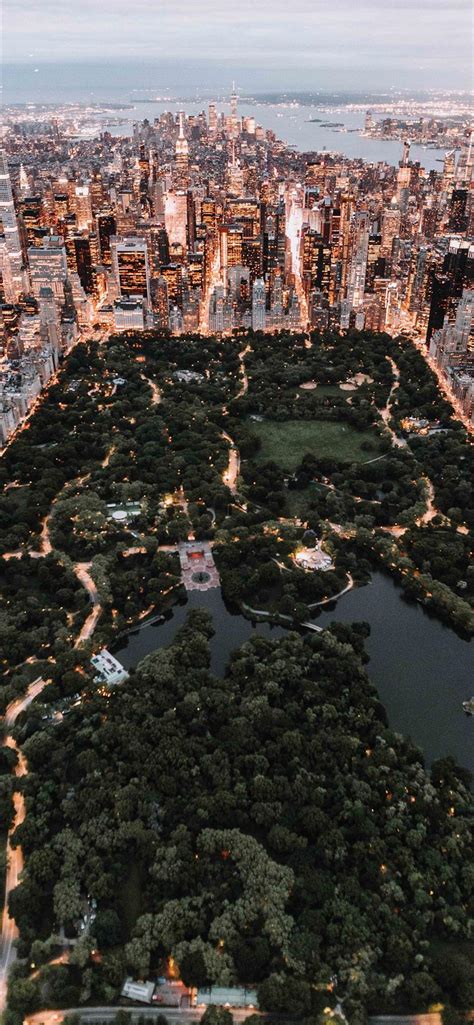 Central Park From Above New York City Iphone 11 Wallpapers Free Download