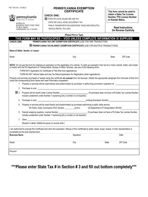 2008 Form Pa Dor Rev 1220 As Fill Online Printable Fillable Blank