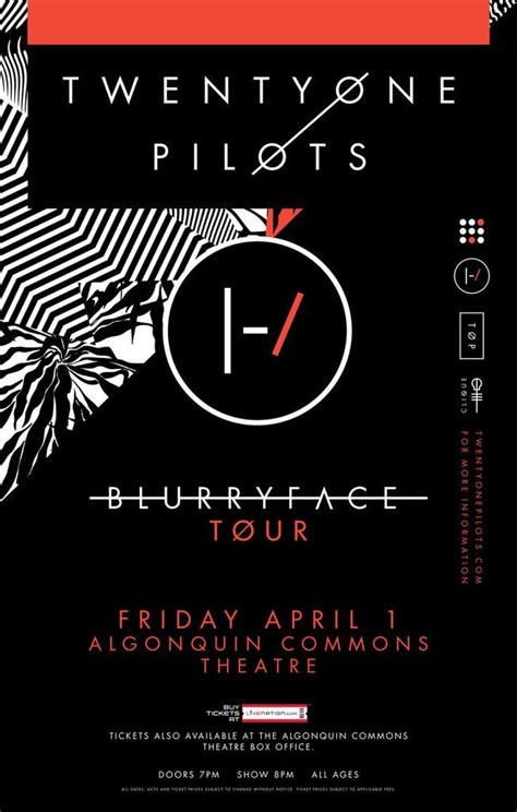 Twenty One Pilots Blurryface Tour A Music Mini Print Twenty One