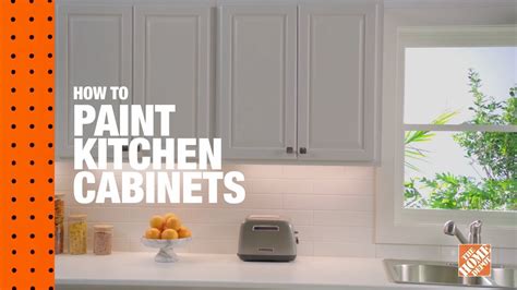 How To Paint Kitchen Cabinets The Home Depot Youtube