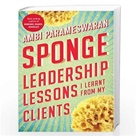 Sponge Leadership Lessons I Learnt From My Clients By Ambi