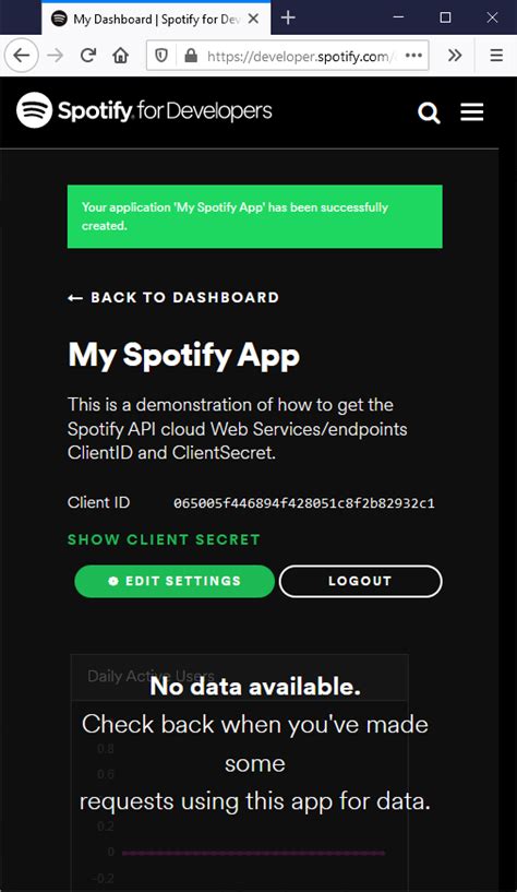 Click the three dots next to a playlist or a specific song. How To Setup a Spotify API App in the Spotify Developer ...