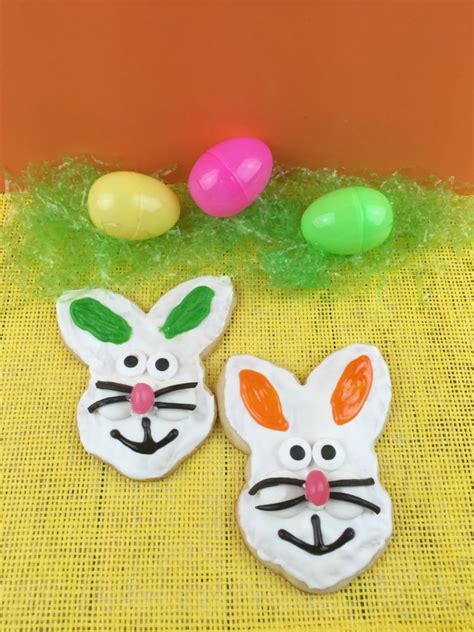 Paint on nails using decorating gels; Bunny Face Sugar Cookie Recipe - Kat Balog