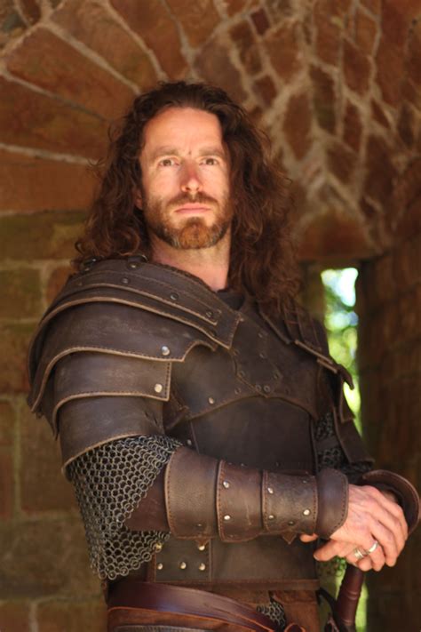 Albrecht Armour With The Model Wolfie Hughes Leather Armor Medieval