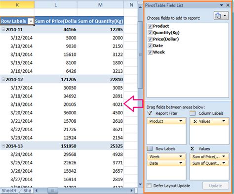 How To Add Days In Pivot Table