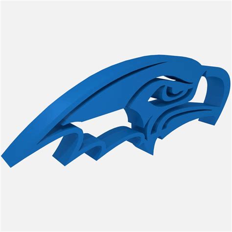 Seattle Seahawks Football Logo 3d Print Model By Rogerds
