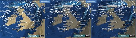 Bbc Weather On Twitter Heres A Snapshot Of The Weather From 6pm