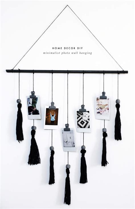 Oct 09, 2019 · hanging art or photos on the walls can make a house feel more like a home, personalizing your space. DIY Minimalist Wall Hanging