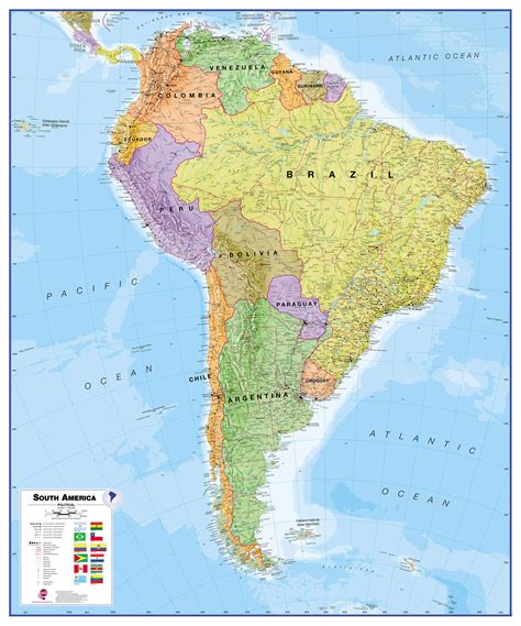 Map Of South America Johomaps Images And Photos Finder