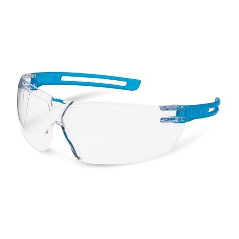 Uvex 9199 200 Protective Eyewear Blue Frame Clear Lens Hcaf X Fit Safety Glasses