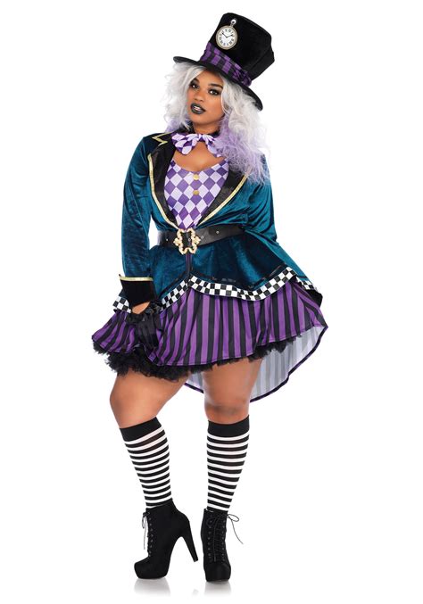 Leg Avenue Delightful Hatter Women S Halloween Fancy Dress Costume For