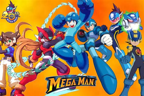 Mega Man Characters Including Mega Man X Video Games Photo 37071974