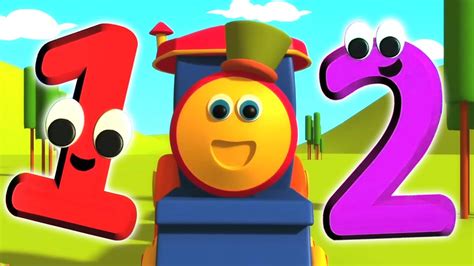 Numbers Train Learn 123 And Preschool Rhyme For Kids Youtube