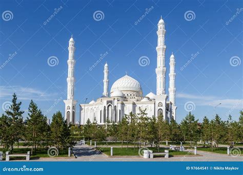 Hazrat Sultan Mosque Almaty Kazakhstan Editorial Photo Image Of