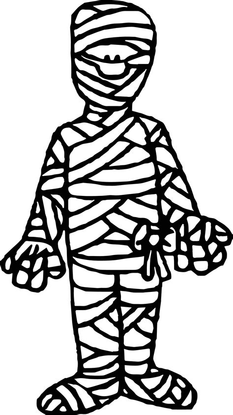 Egyptian Mummy Coloring Pages Thiva Hellas