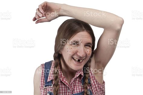 Redneck Woman With Hairy Armpit Stock Photo More Pictures Of