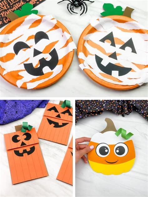 24 Cool Pumpkin Crafts For Kids With Templates